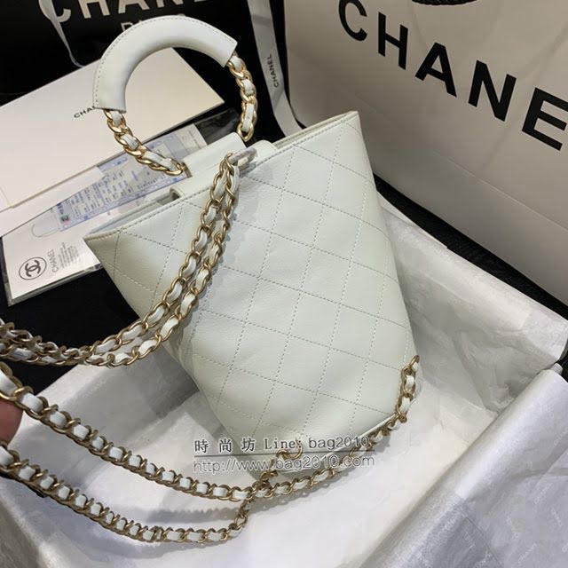 Chanel女包 香奈兒專櫃最新款水桶背包 Chanel牛皮肩背手提女包 AS1362  djc4252